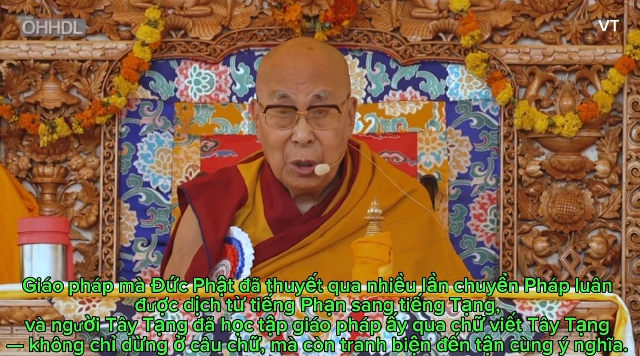Đức Đạt Lai Lạt Ma ban lời khuyên dạy tu học