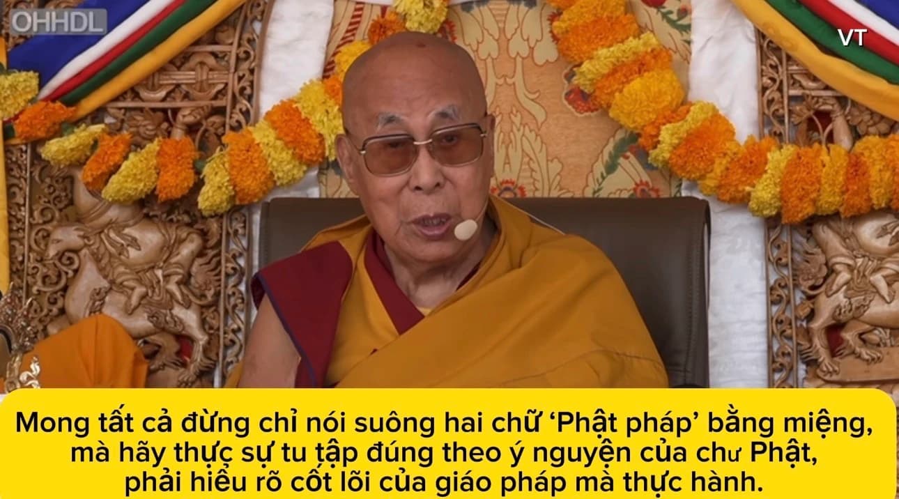 Đừng chỉ nói suông hai chữ 'Phật Pháp'"